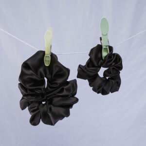 Mini Elfhame Midnight Black Scrunchie