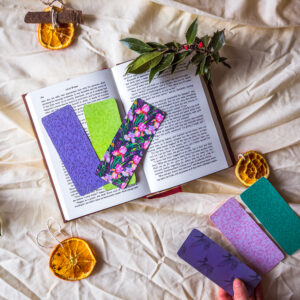 Romantic Garden Bookmark Set | 6-Card Stock Bookmarks | Floral & Nature-Inspired Designs